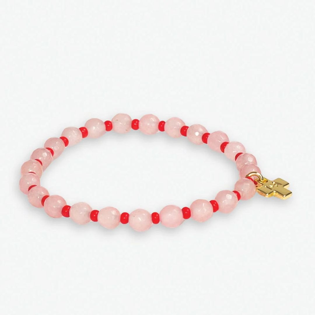 Ink and Alloy Mabel Round Stones Stretch Bracelet