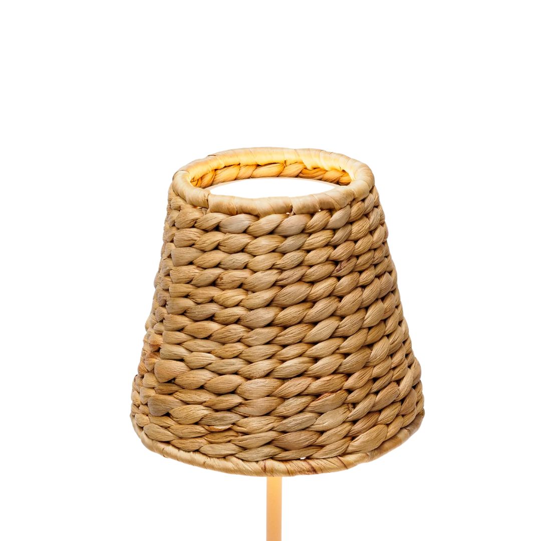 Water Hyacinth Woven Lampshade