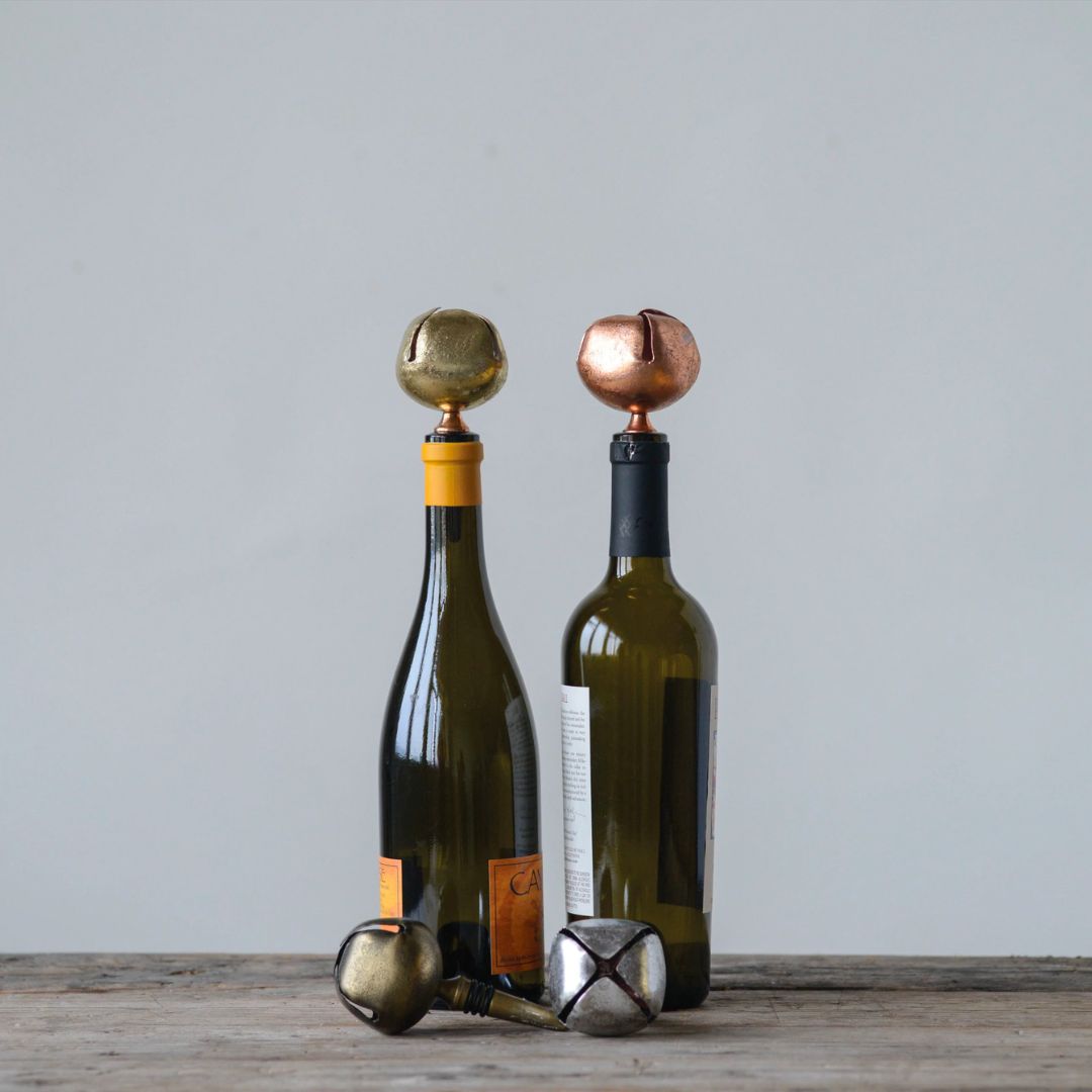 Jingle Bell Bottle Stopper