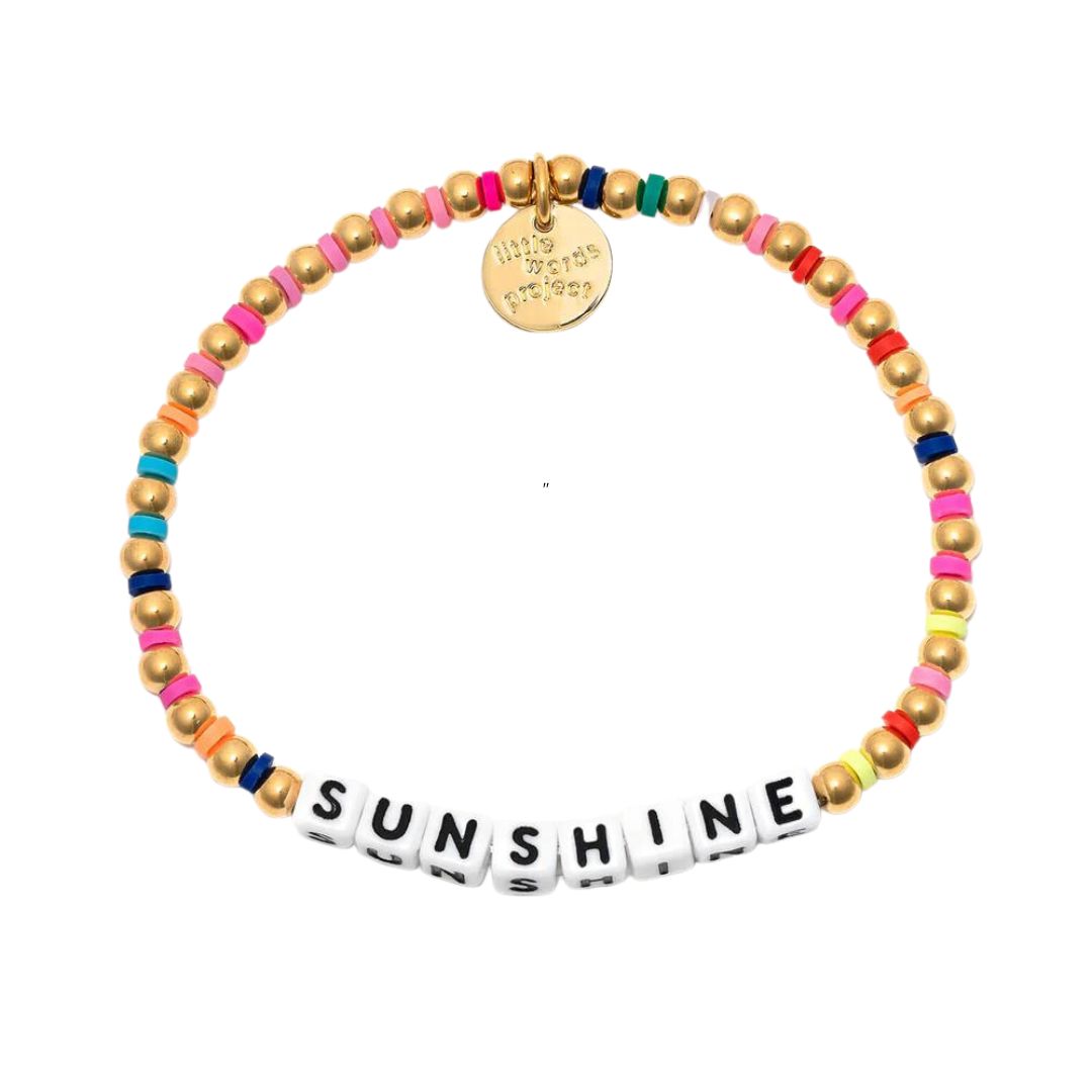 Little Words Project Waterproof Gold Bracelet