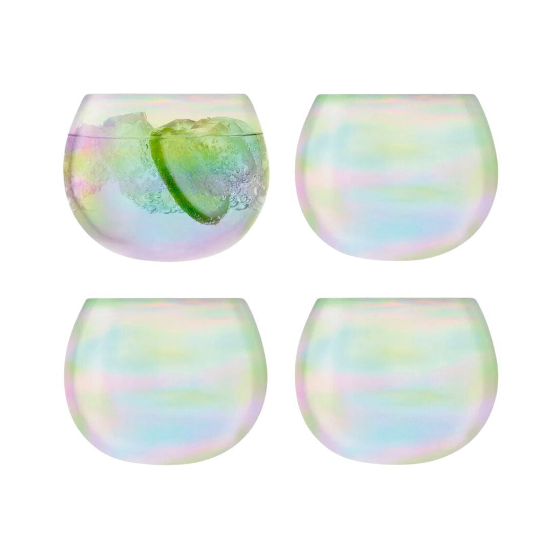 Bubble Rocking Pearl Tumbler Set of 4