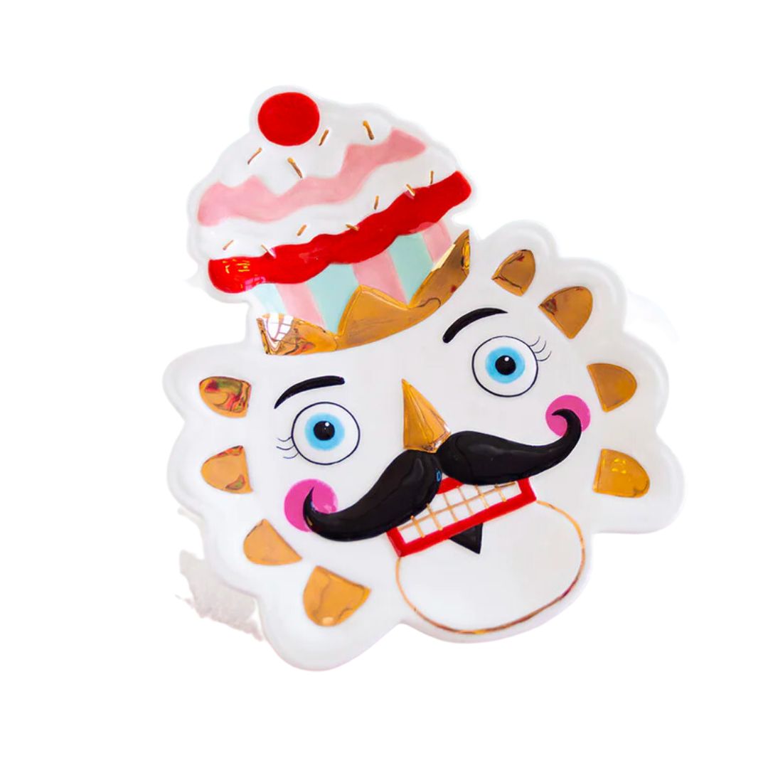 Colonel Cupcake Cookie Plate
