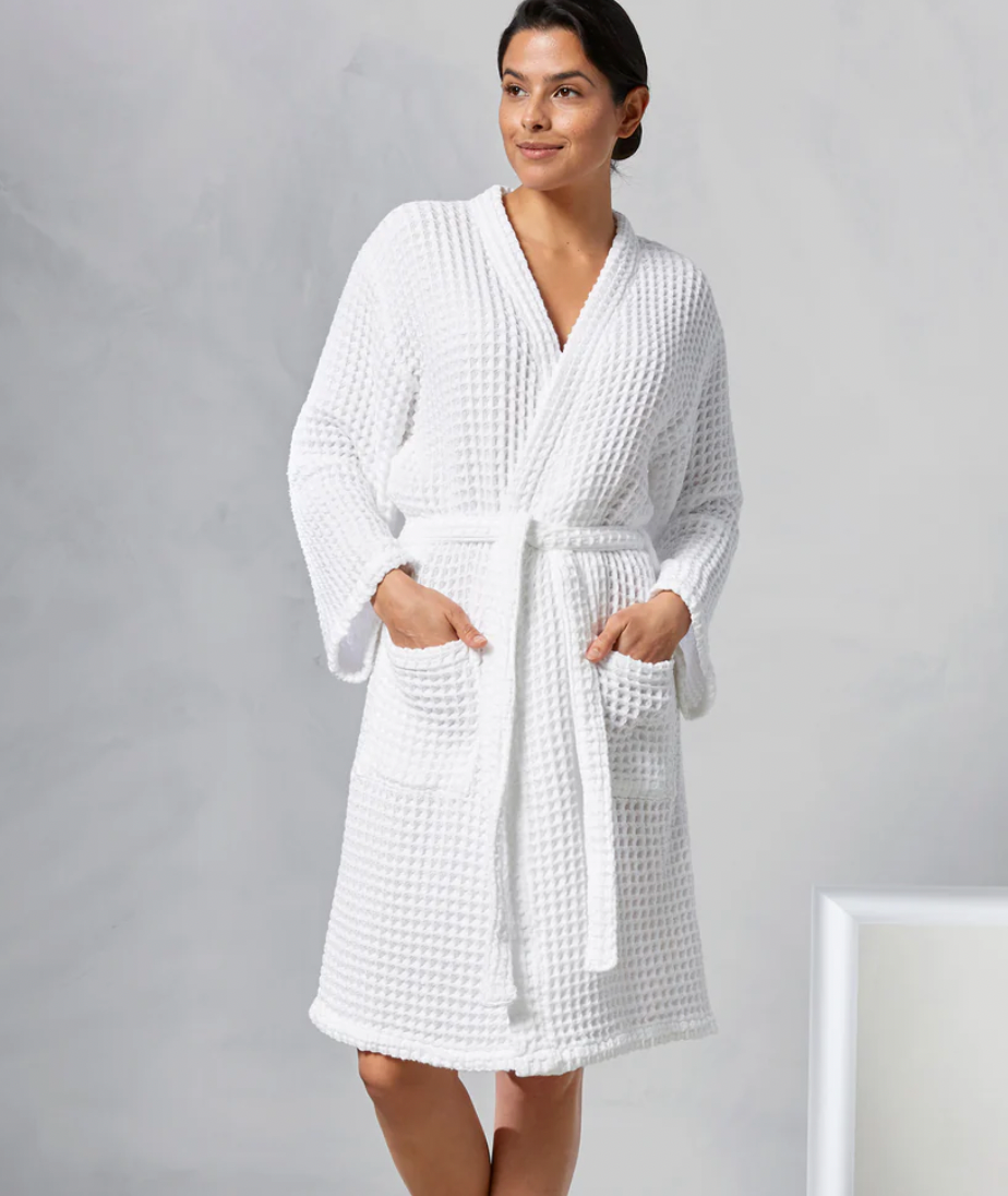 Kassatex Waffle Weave Robe