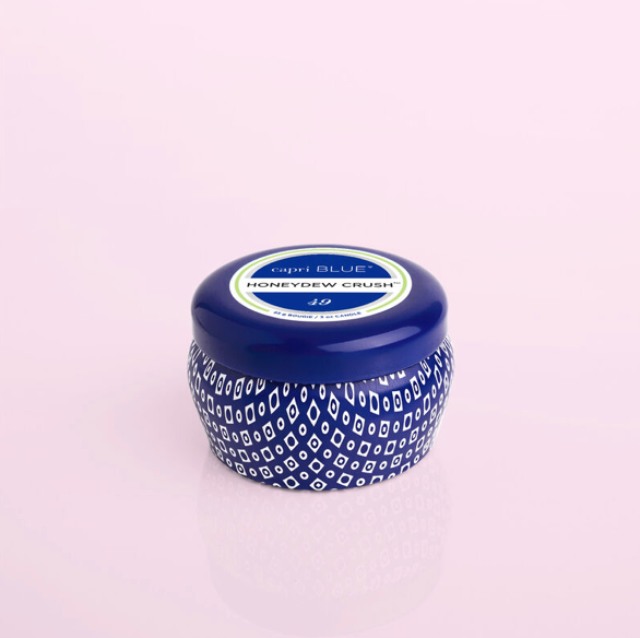 Capri Blue Printed Mini Travel Tin