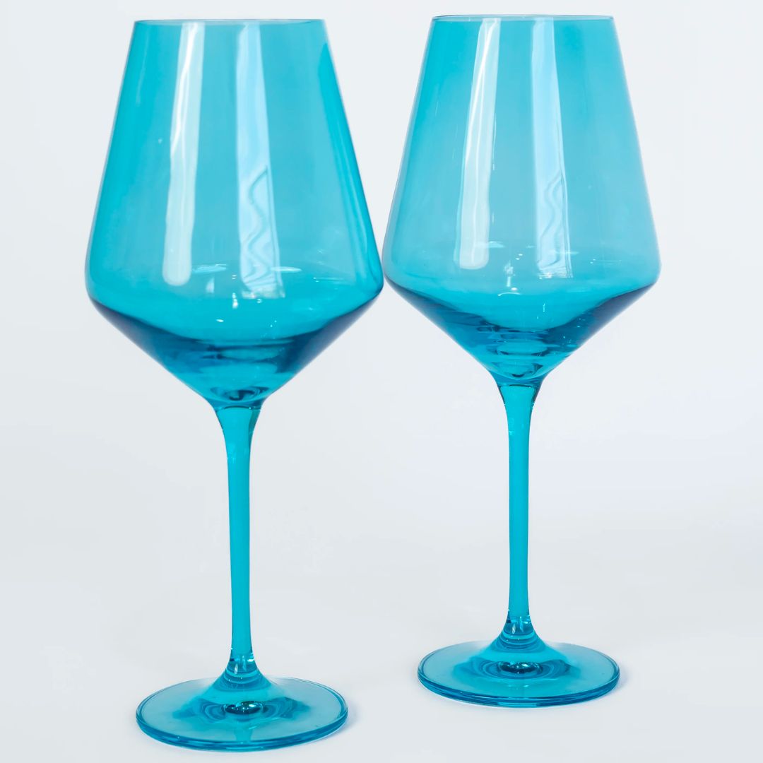 Estelle Colored Wine Stemware Set of 2