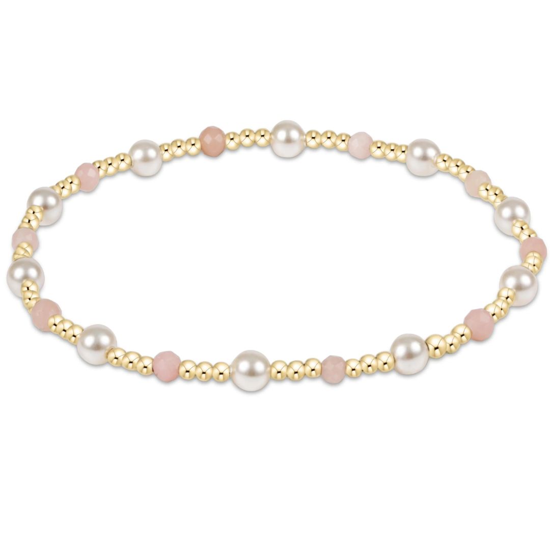 E Newton Extends Pearl Sincerity 4mm Gem Bracelet