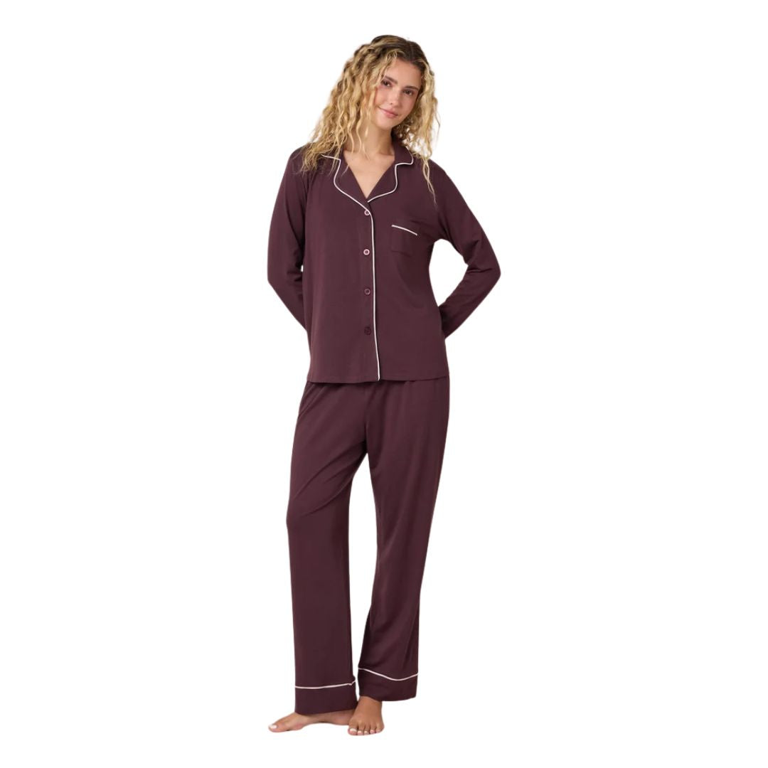 Cat’s PJs Pima Knit Long-Sleeved Pajama
