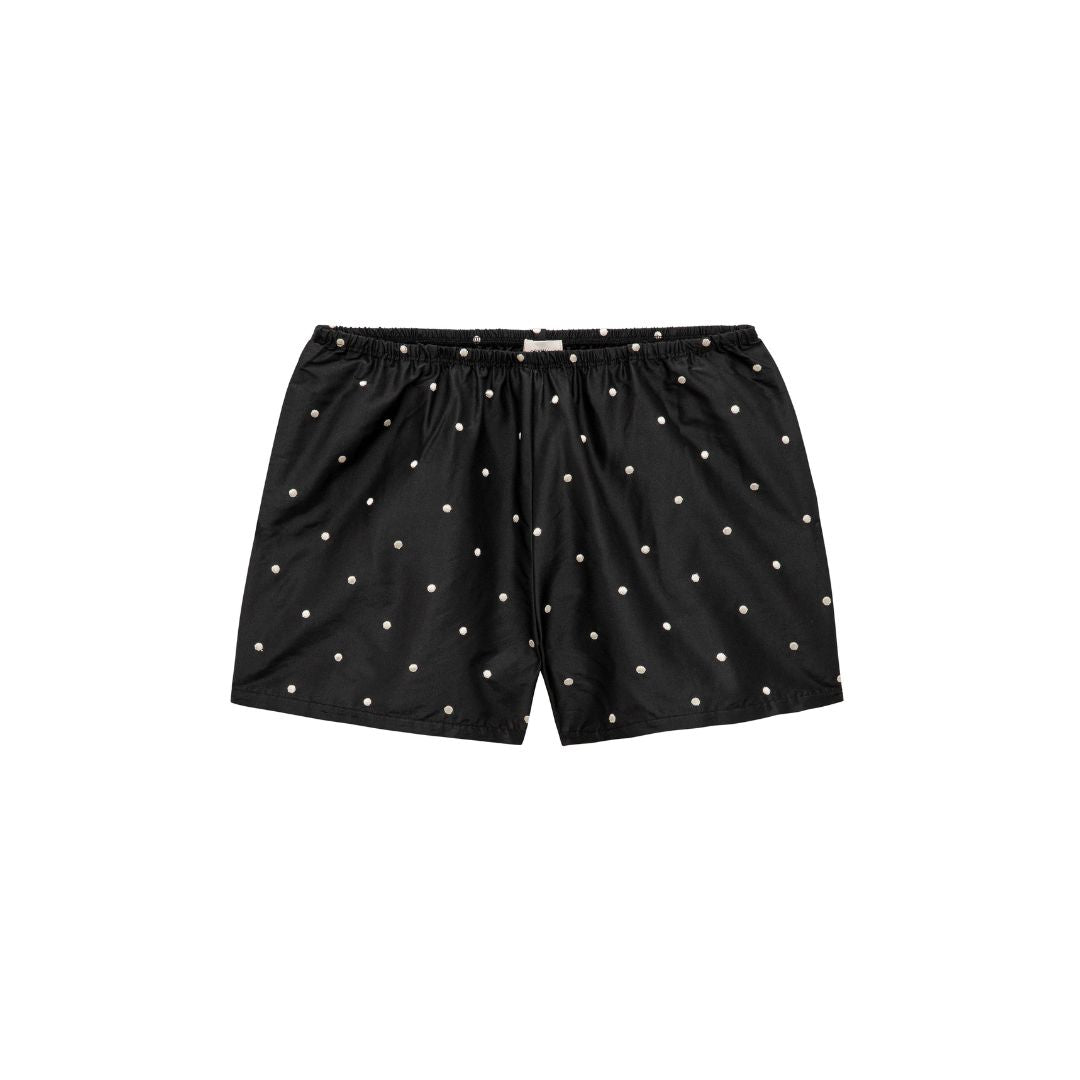 Donni Taffeta Tap Polka Dot Short