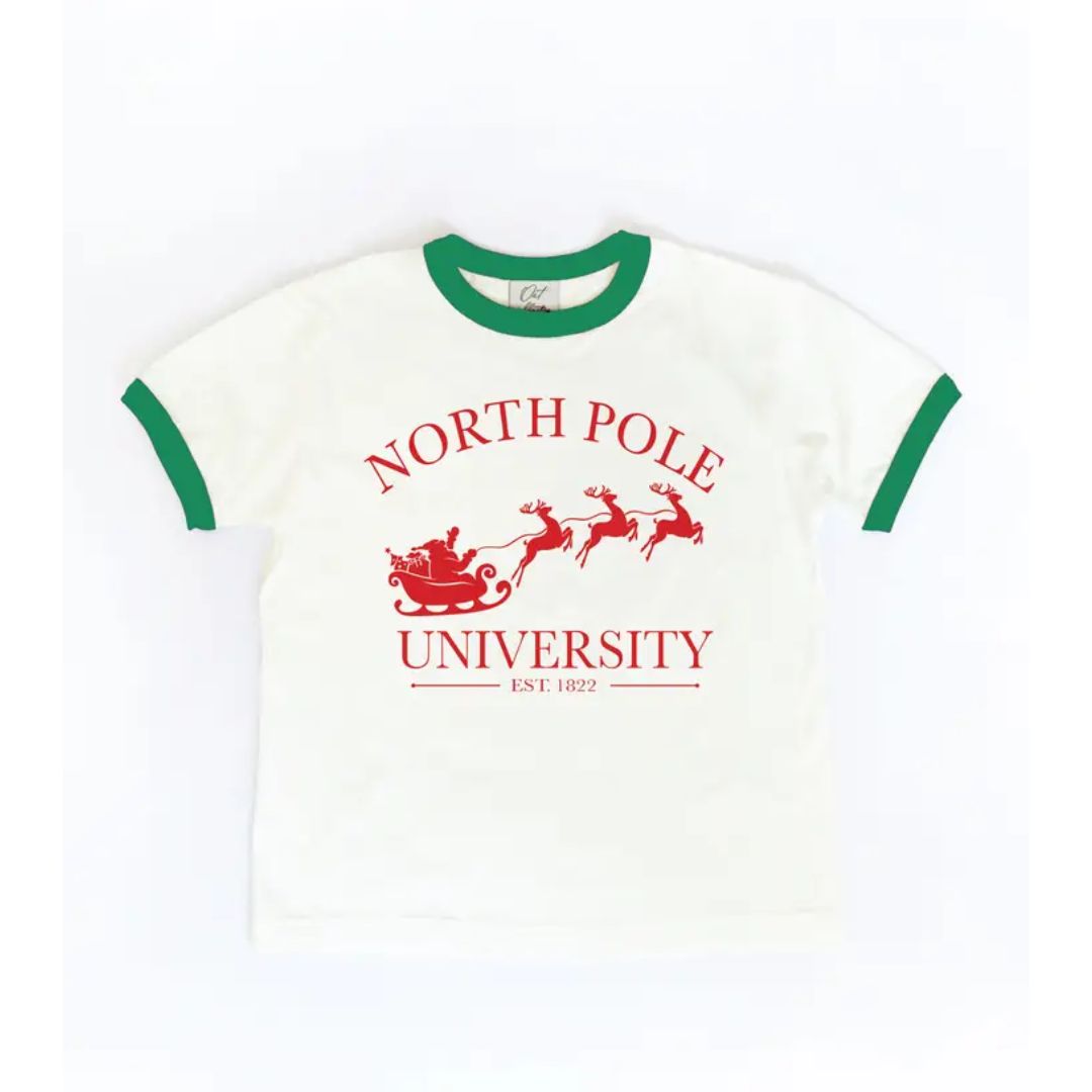 Kids Holiday Ringer Tee