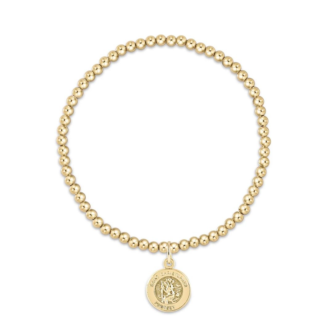 E Newton Classic Gold w/ Disc Bracelet