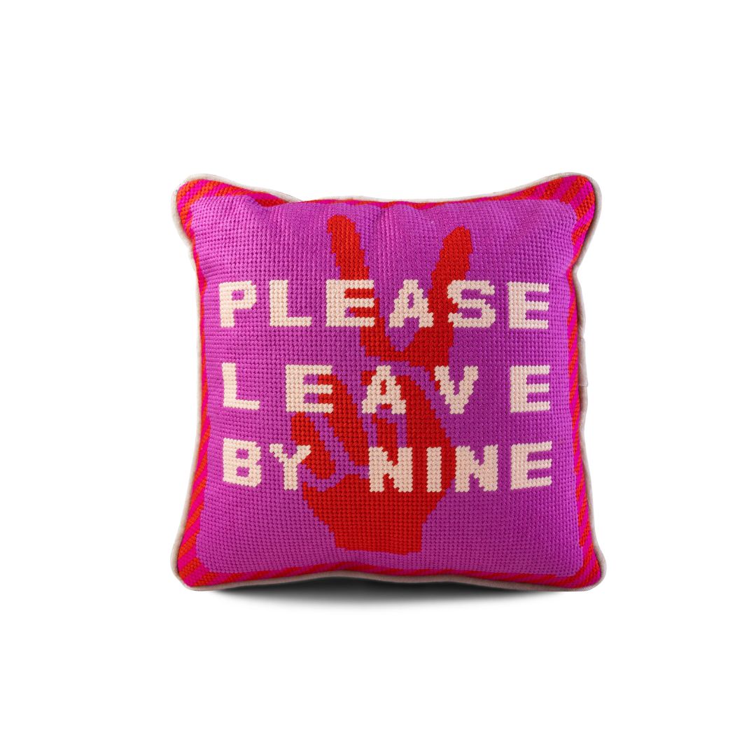 Furbish Needlepoint Pillow