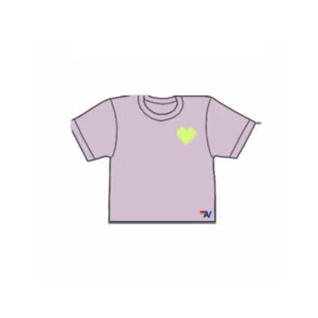 Aviator Nation Heart-Print Boyfriend Tee
