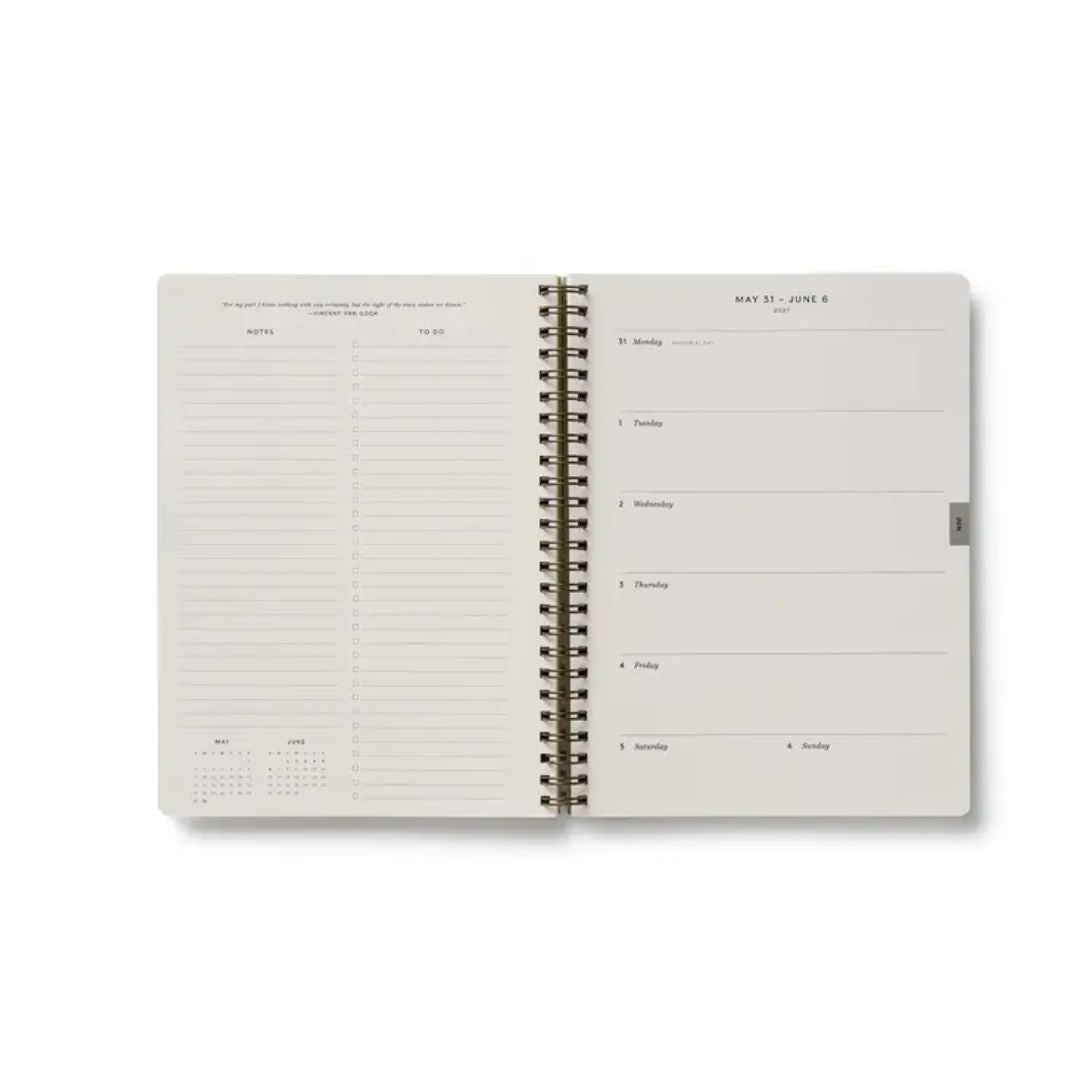 Rifle 2027 Academic Softcover Spiral Planner