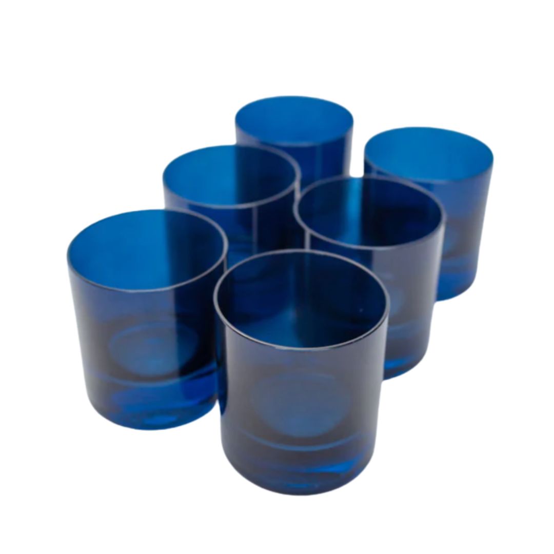 Estelle Colored Rocks Glass Set of 6