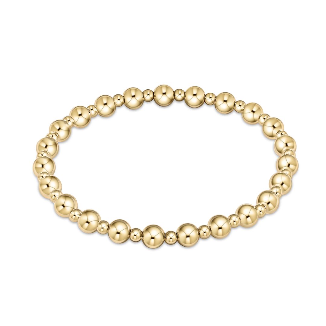 E Newton Classic Grateful Gold Bracelet