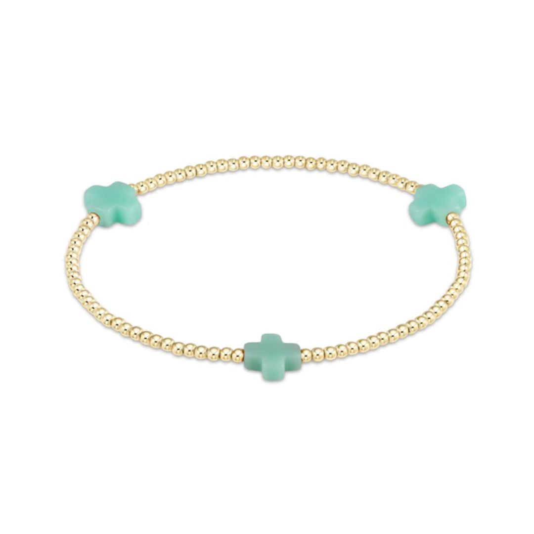 Signature Cross Gold Bracelet