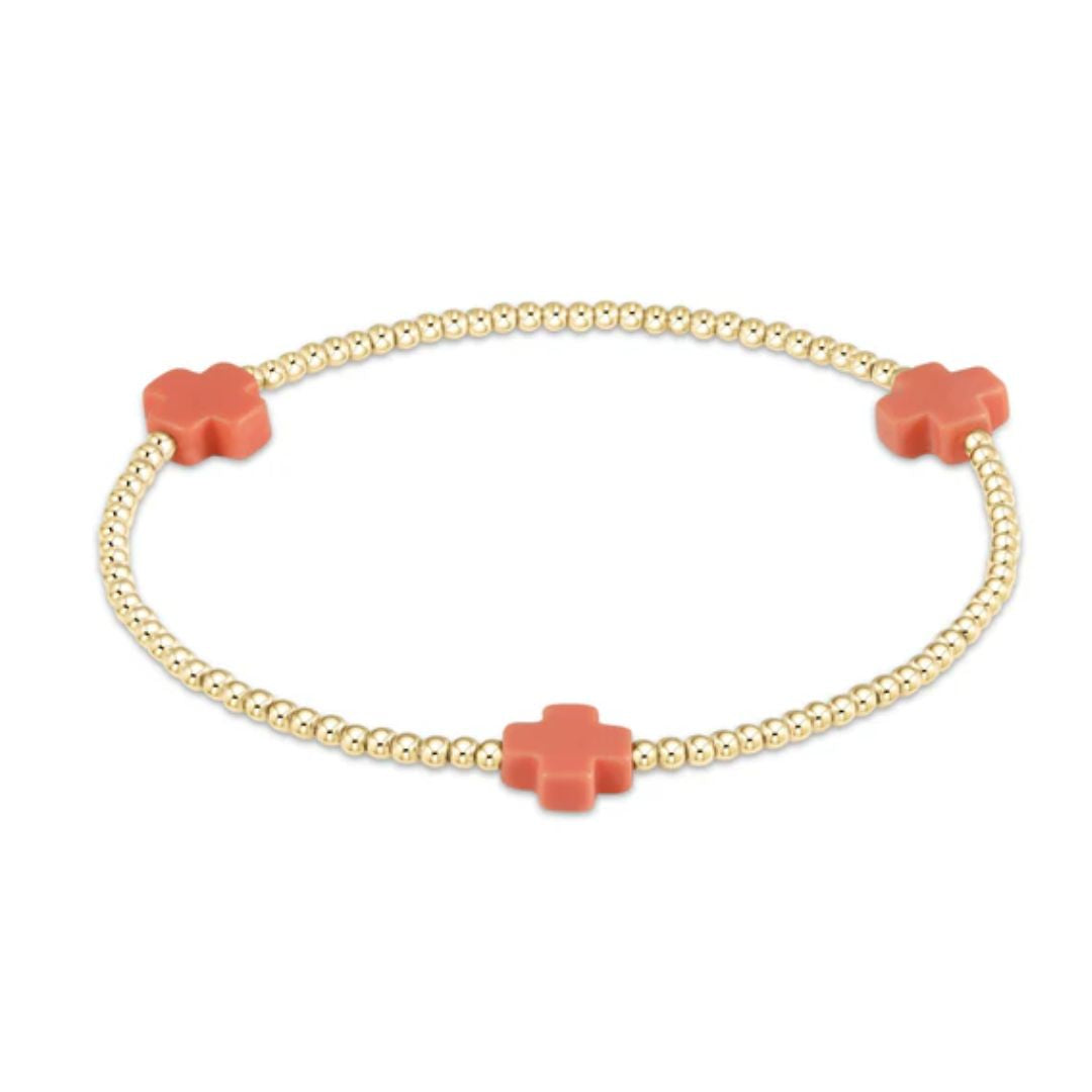 Signature Cross Gold Bracelet