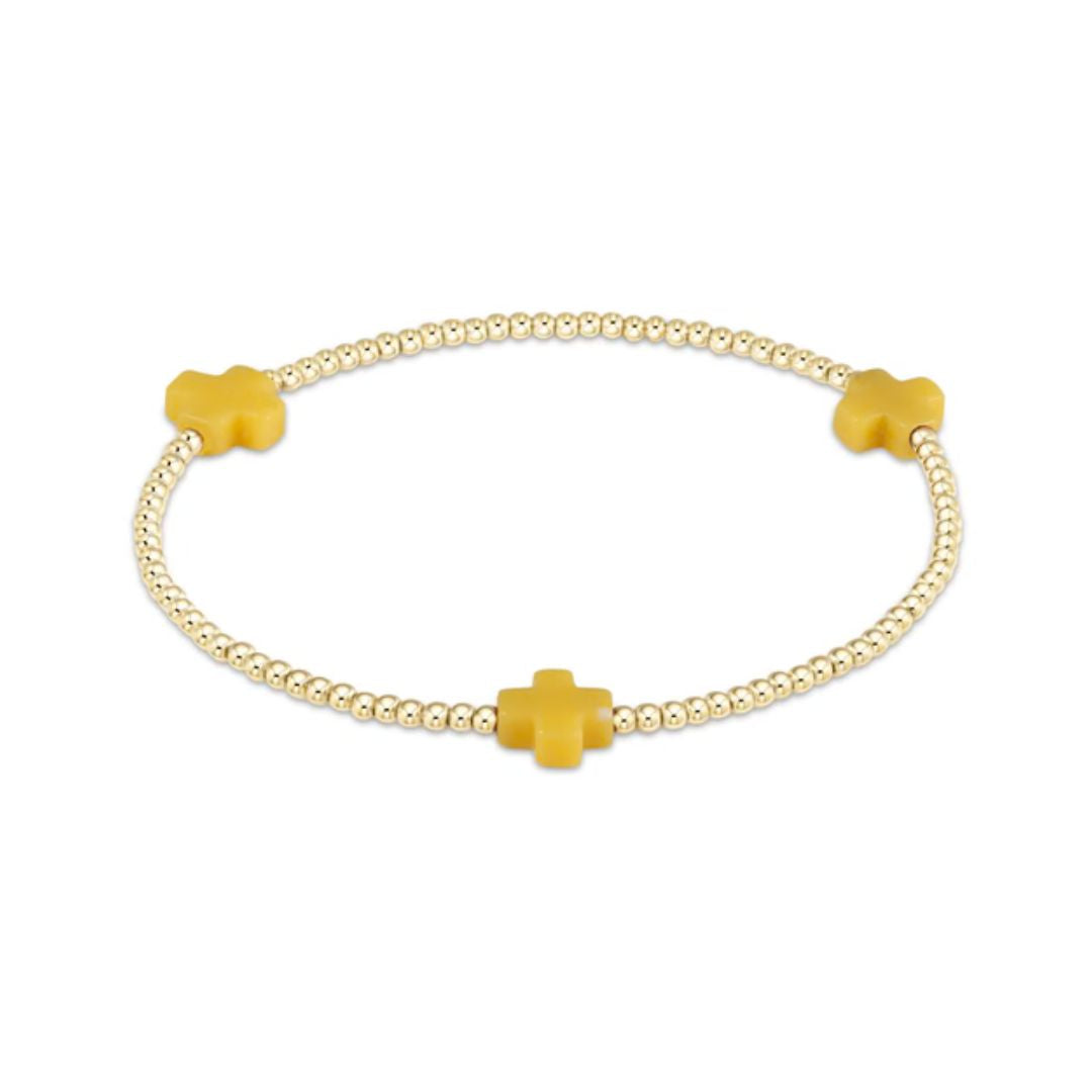Signature Cross Gold Bracelet