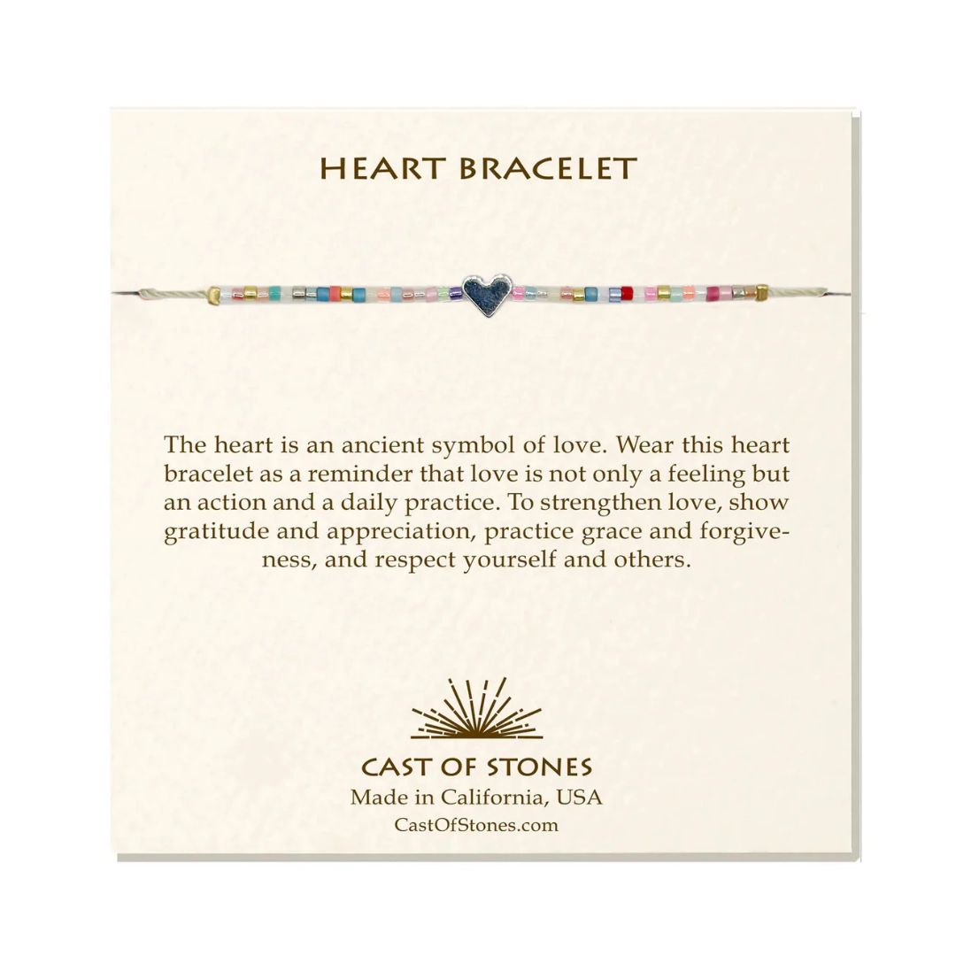 Cast of Stones Heart Bracelet