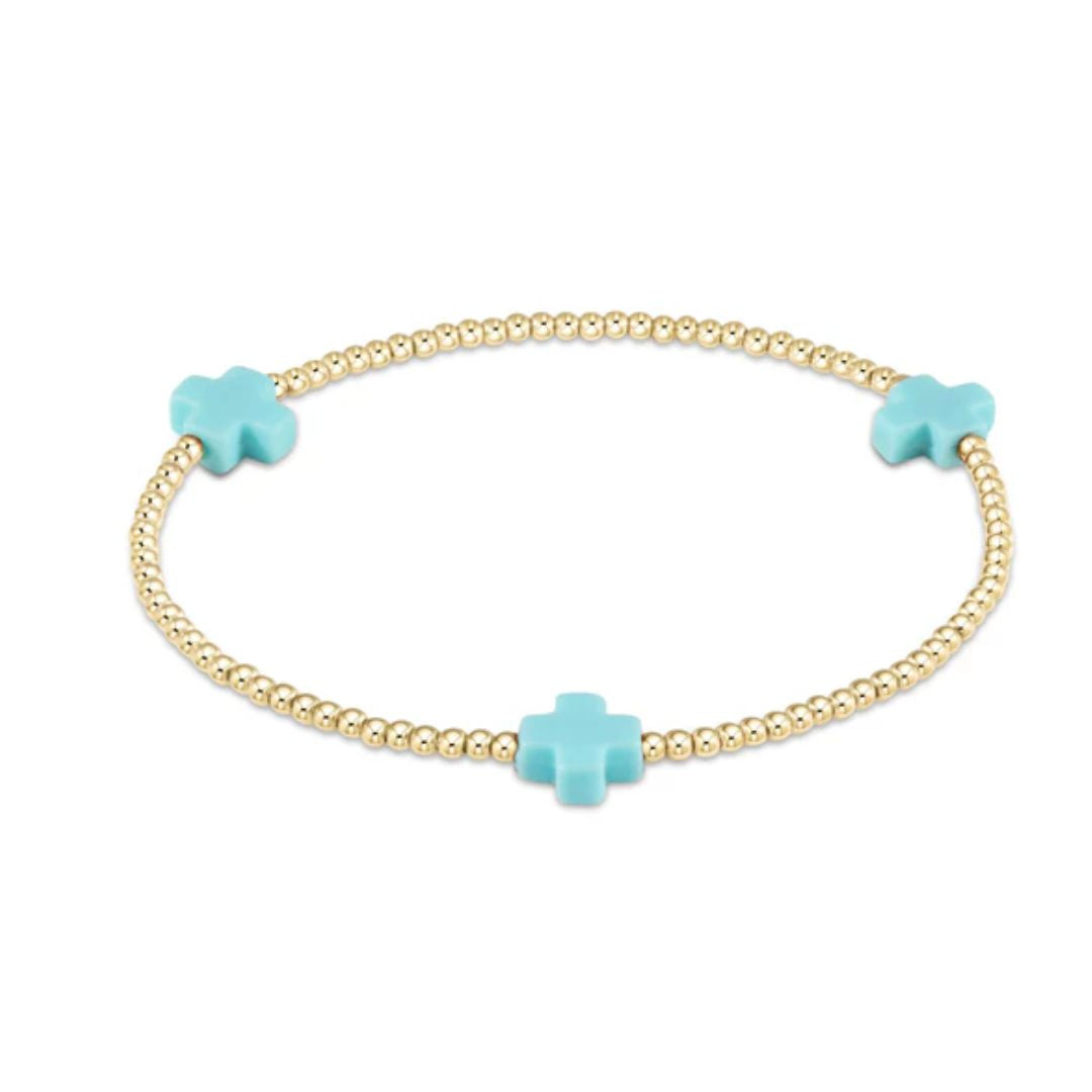 Signature Cross Gold Bracelet