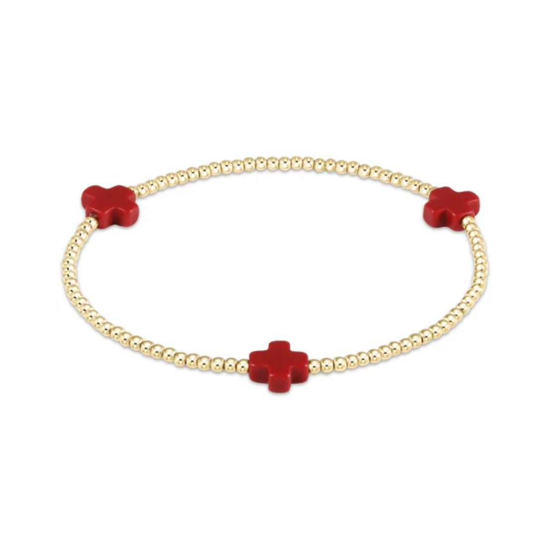 Signature Cross Gold Bracelet