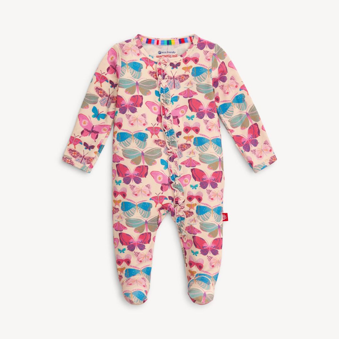 Magnetic Me Ruffle Modal Footie
