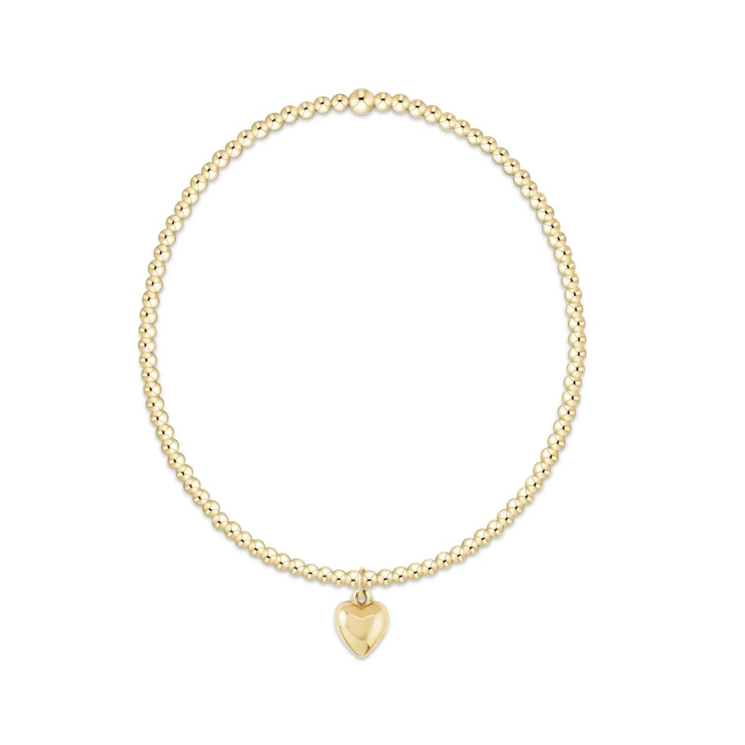 E Newton Classic Gold Charm Bracelet