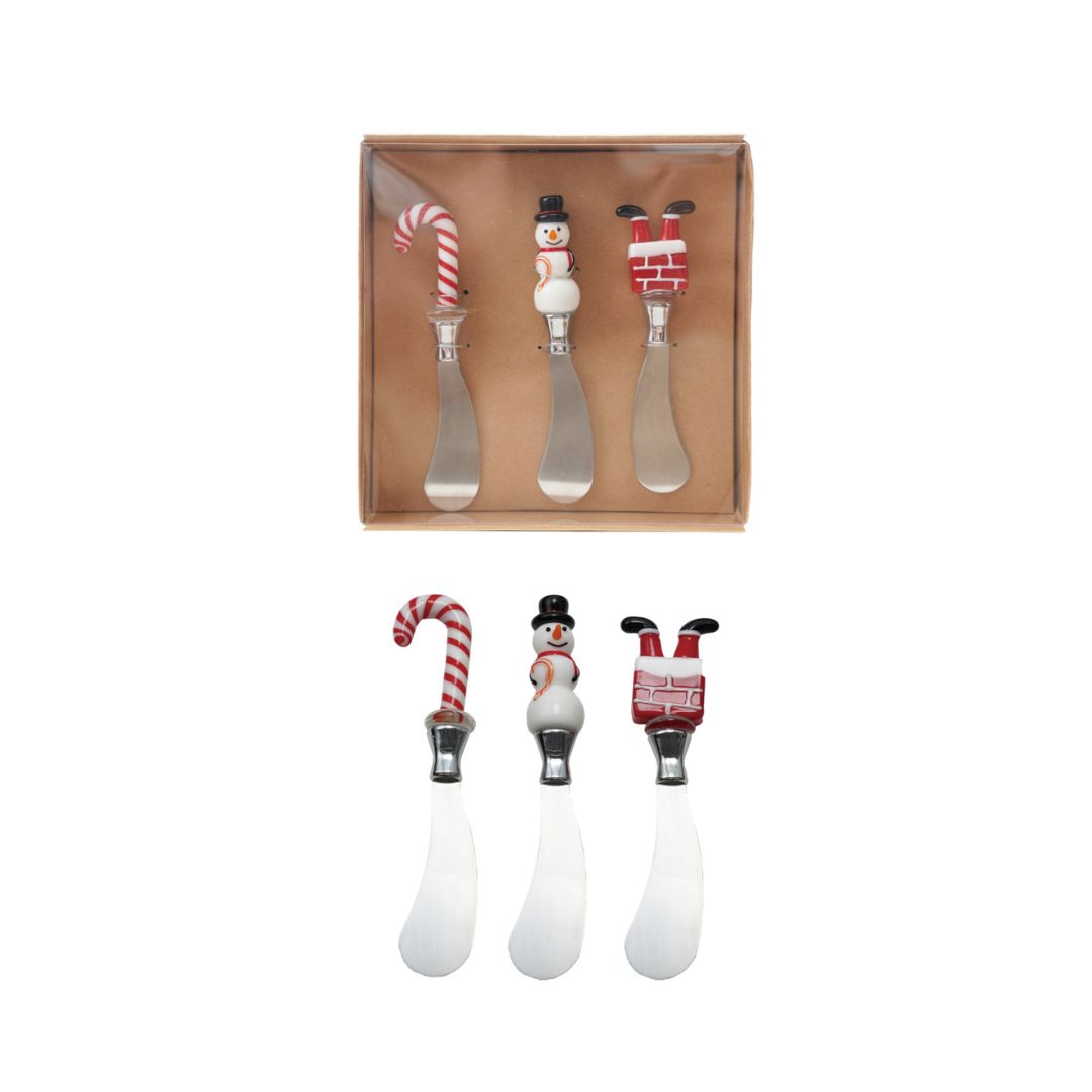 Canape Knives with Holiday Icon