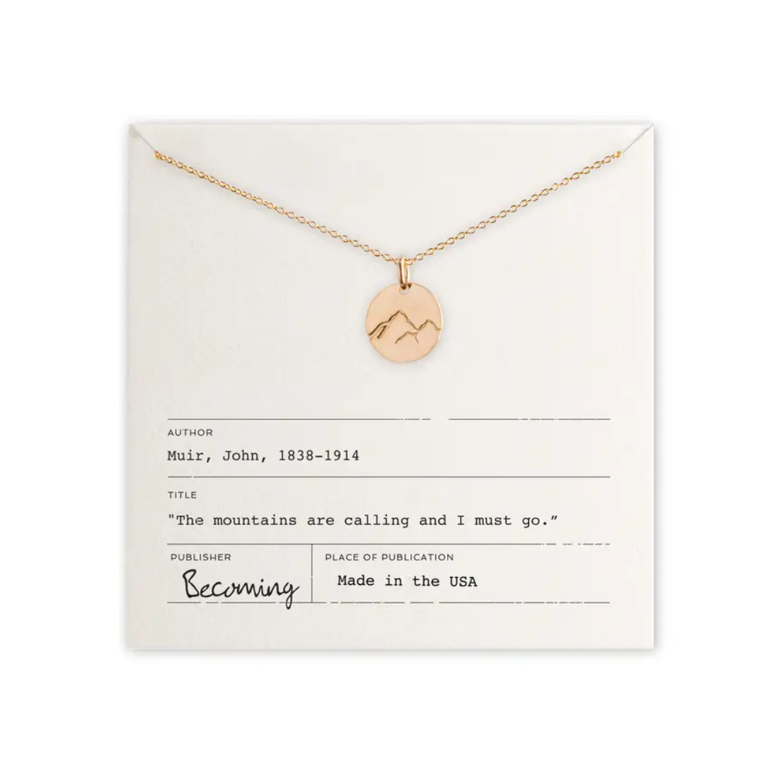 Becoming Mountains Calling Necklace