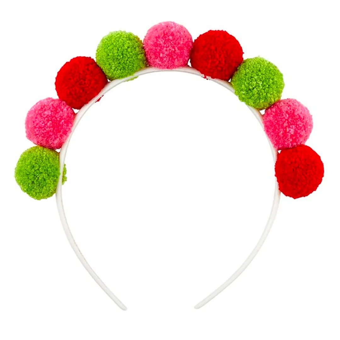 Slant Pom Pom Headband