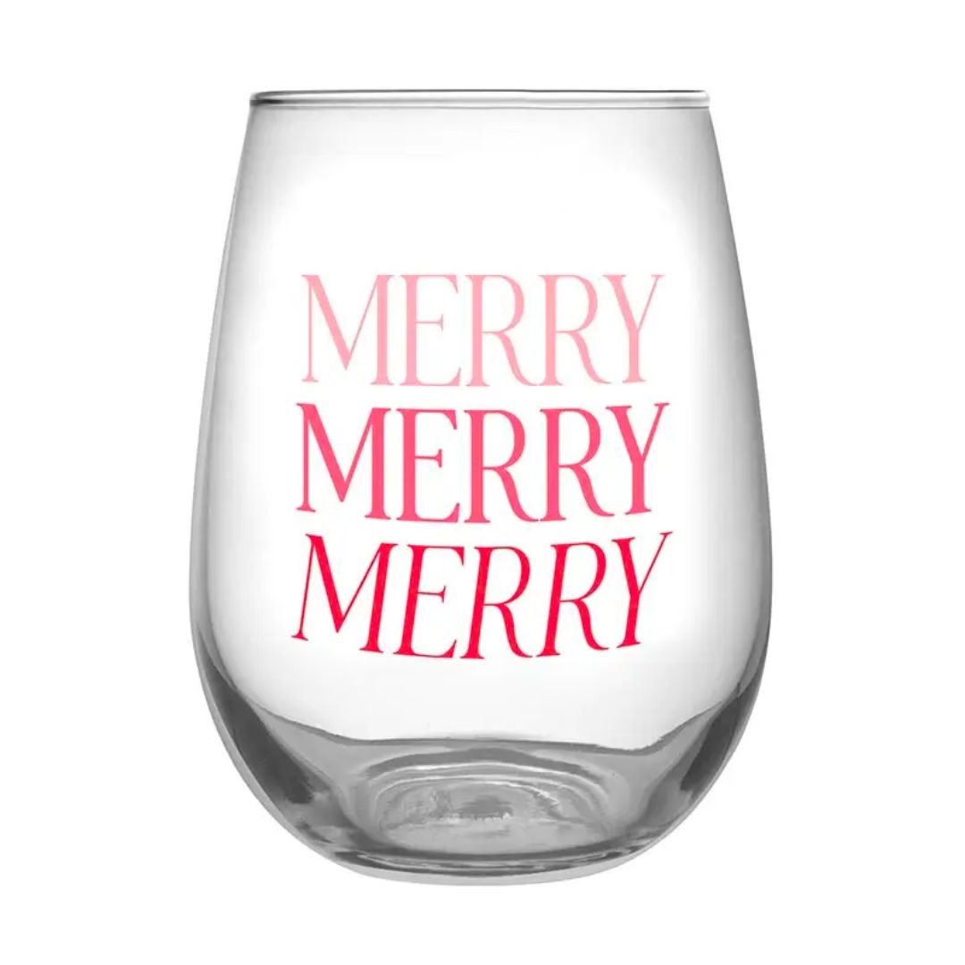 Slant Stemless Wine Glass