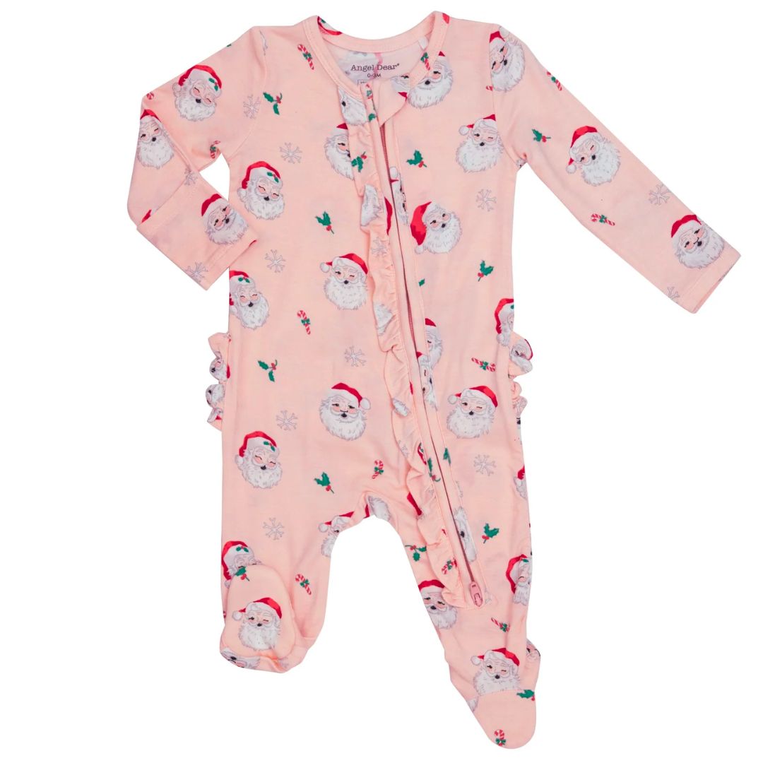 Angel Dear 2-Way Ruffle Zipper Footie