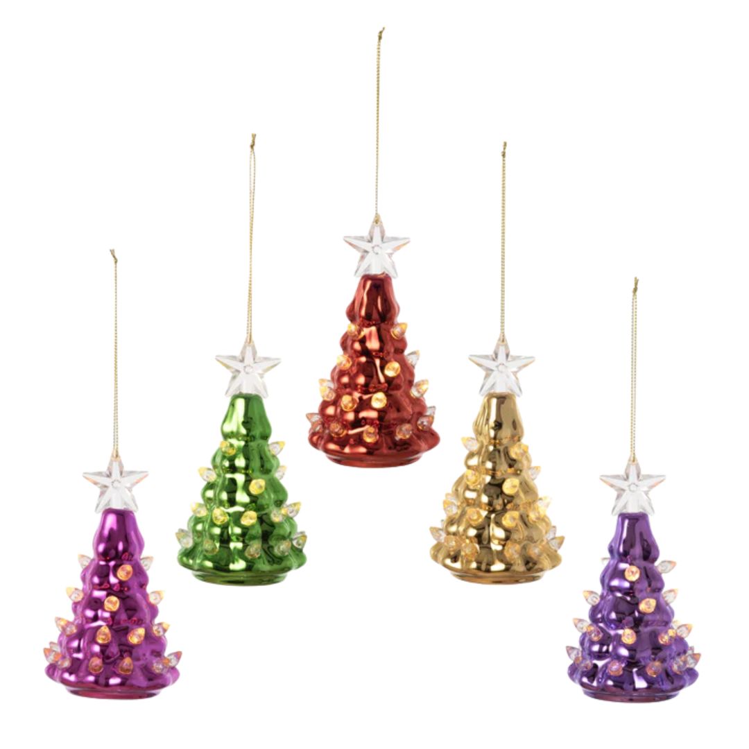 Metallic Tree Ornament