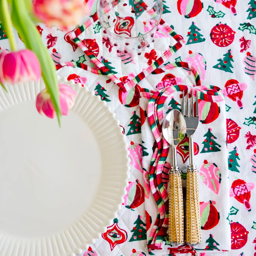 Furbish Holiday Large Tablecloth