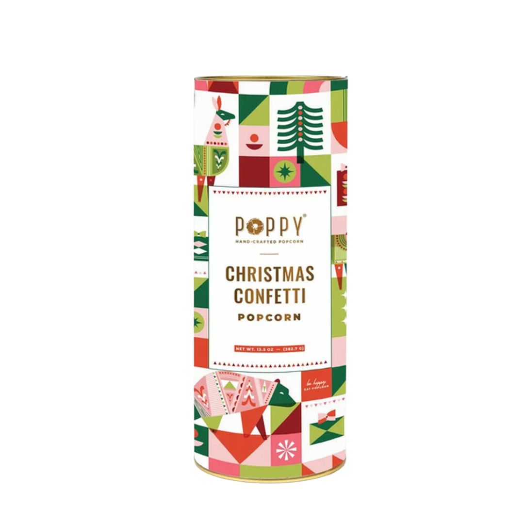 Poppy Popcorn Holiday Cylinder