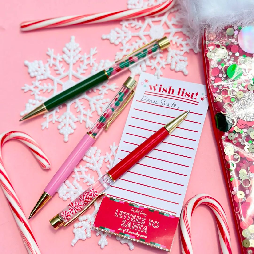 Letters to Santa Confetti Pen Set