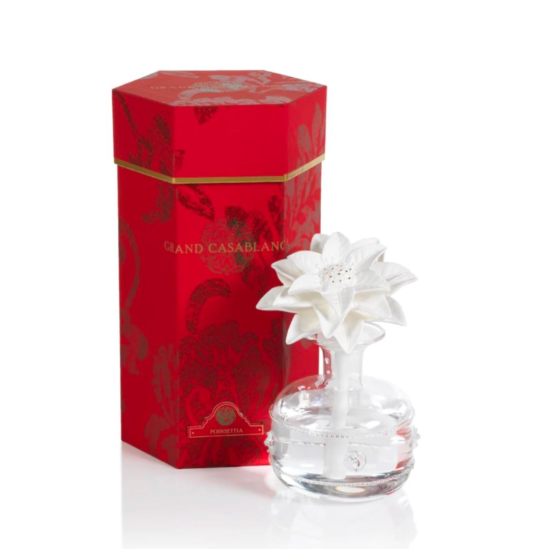 Grand Casablanca Porcelain Poinsettia Diffuser