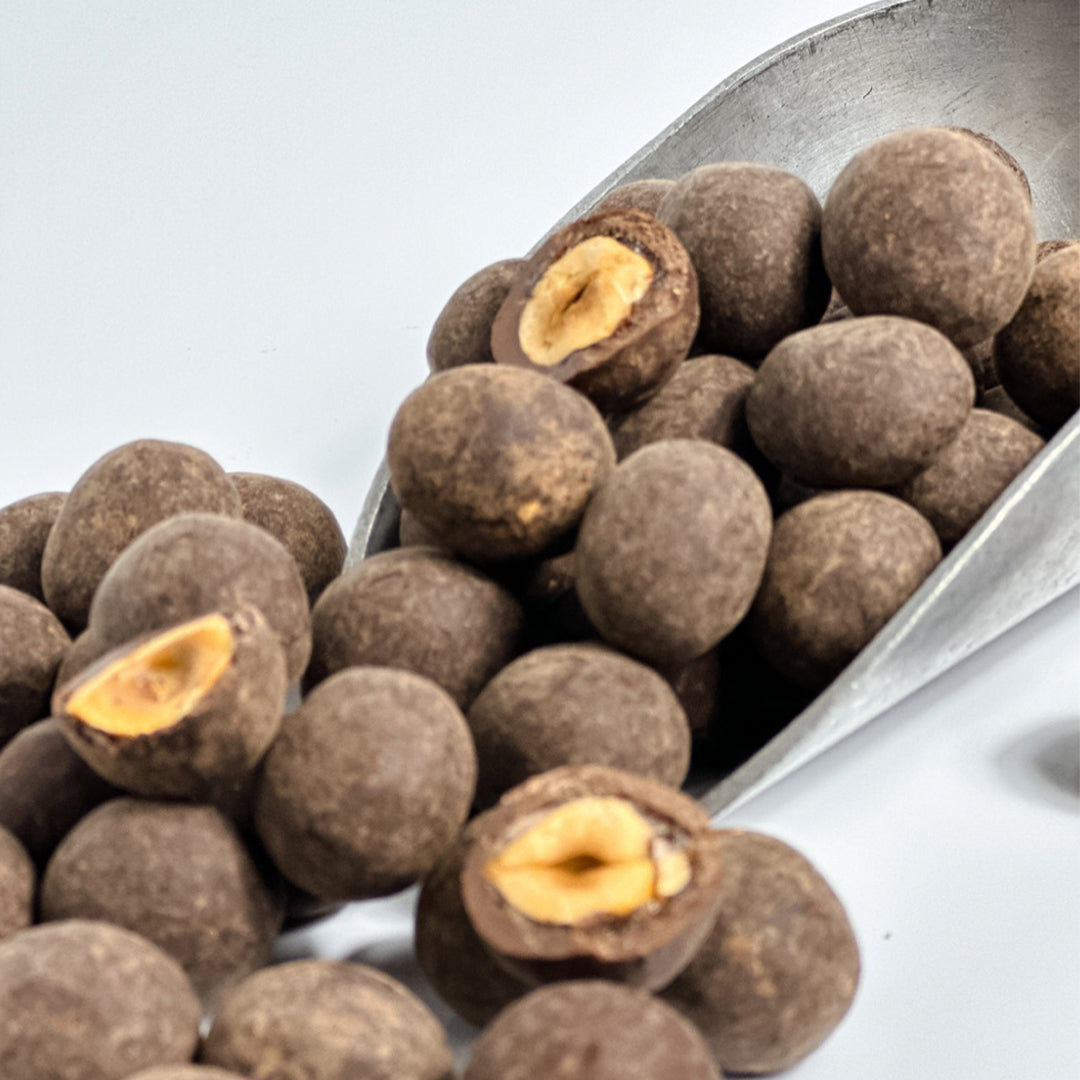 French Broad Dark Chocolate-Covered Caramelized Almonds