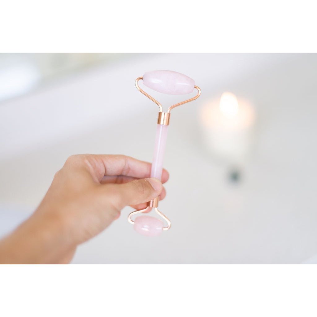 Moon + Ivy Rose Quartz Face Roller