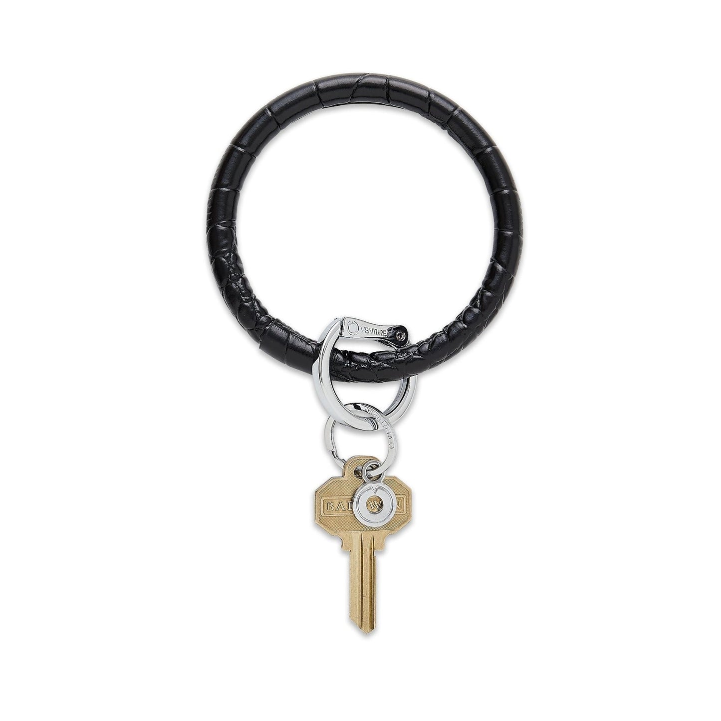 O-Venture Leather Croc Key Ring