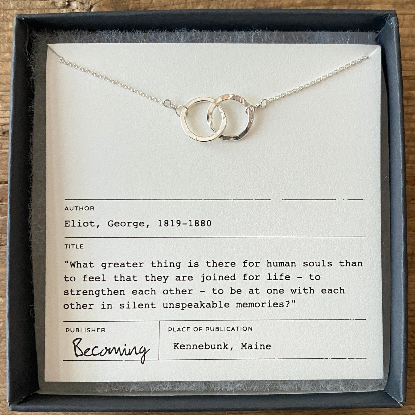 Becoming Joined for Life Necklace