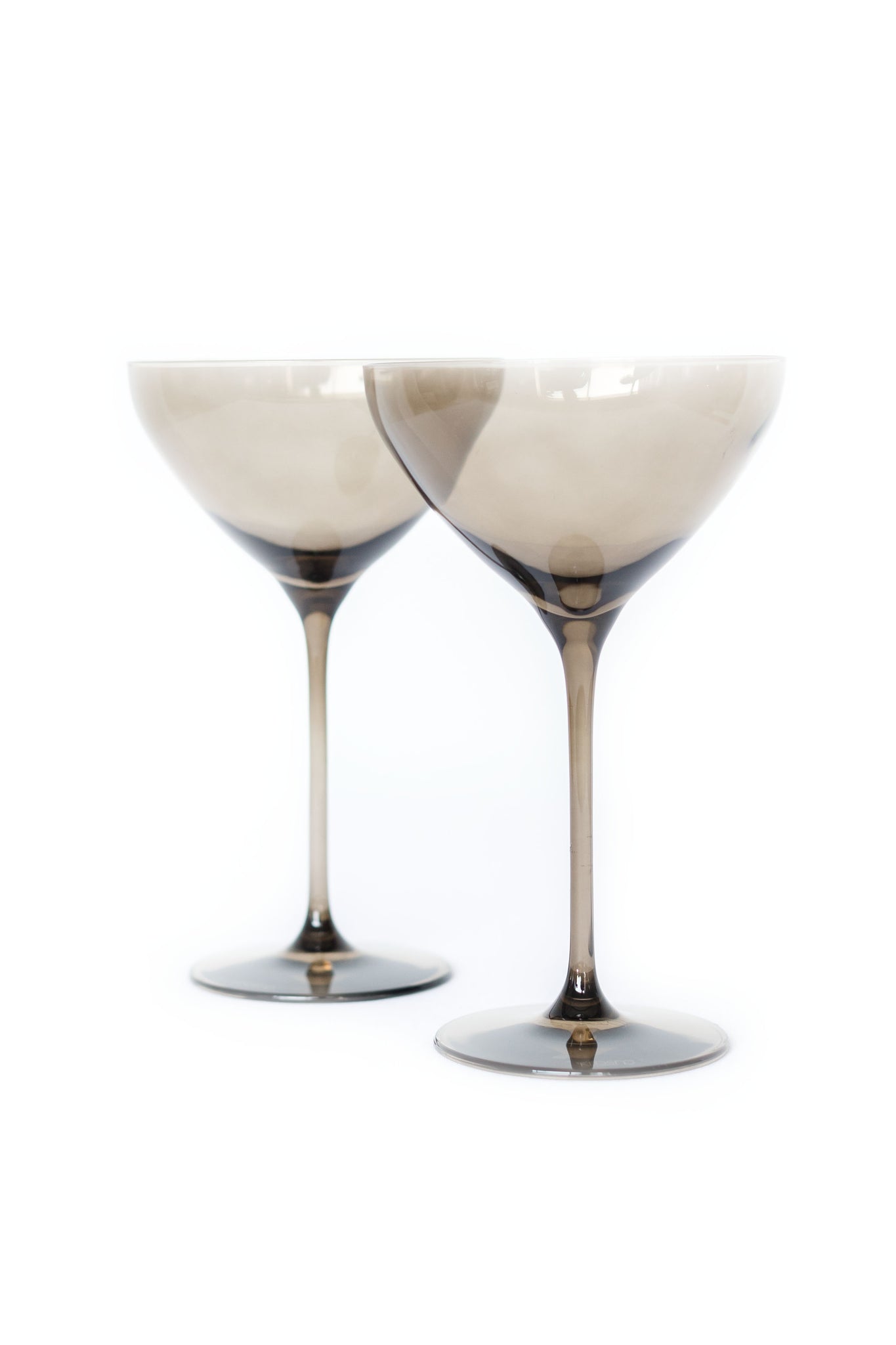 Estelle Colored Glass Martini Glass Set of 2