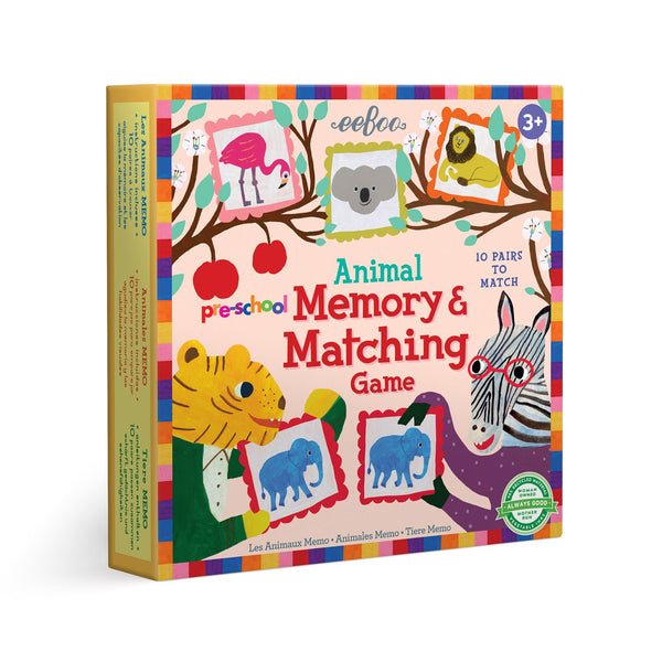 Eeboo Animal Memory and Matching Game