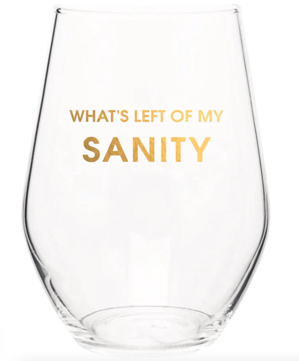 Chez Gagne Stemless Wine Glass