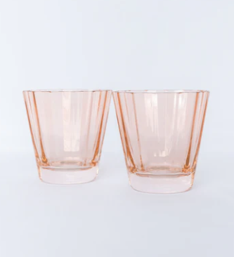Estelle Colored Sunday Low Balls Set of 2