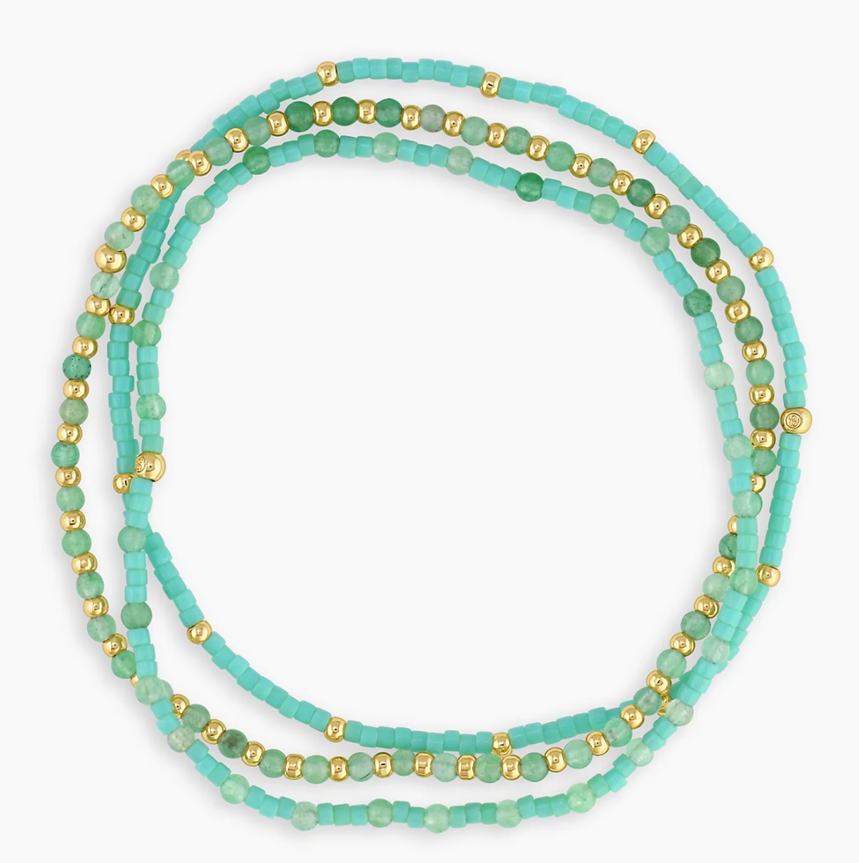 Poppy Gem Bracelet Set