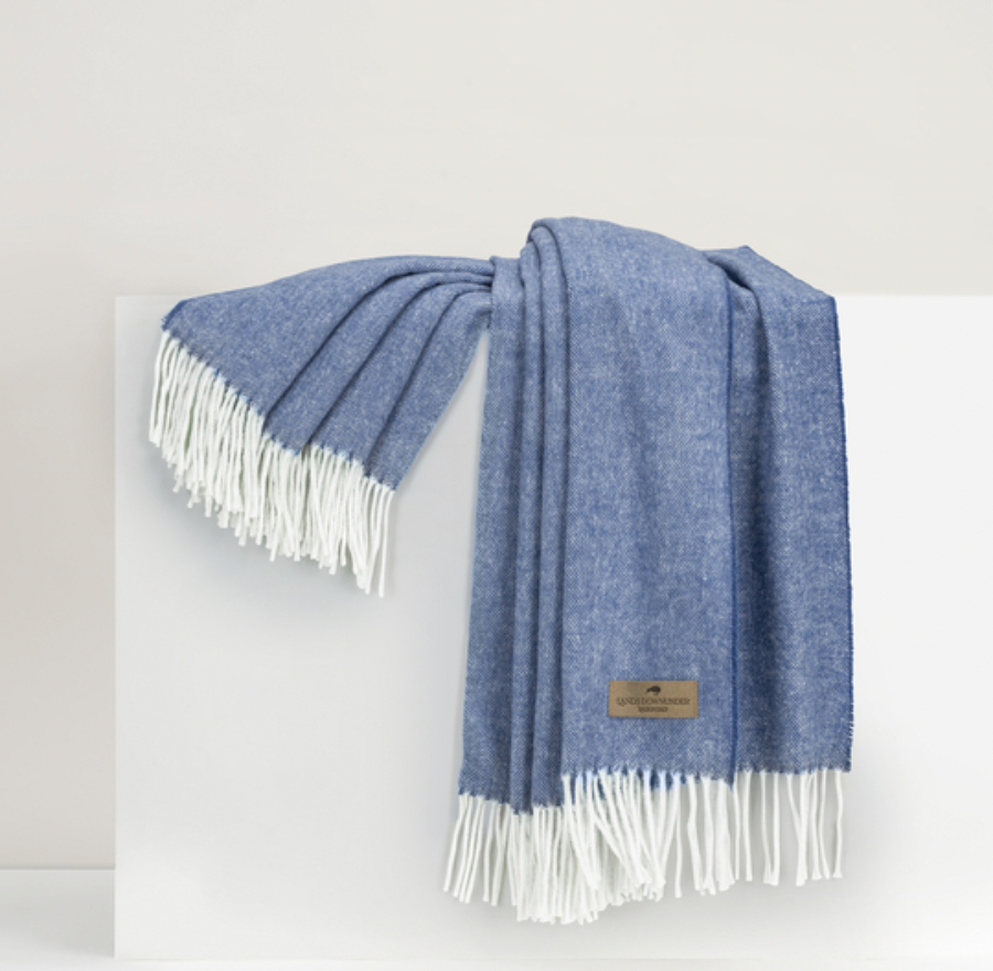 Lands Downunder Italian Herringbone Throw