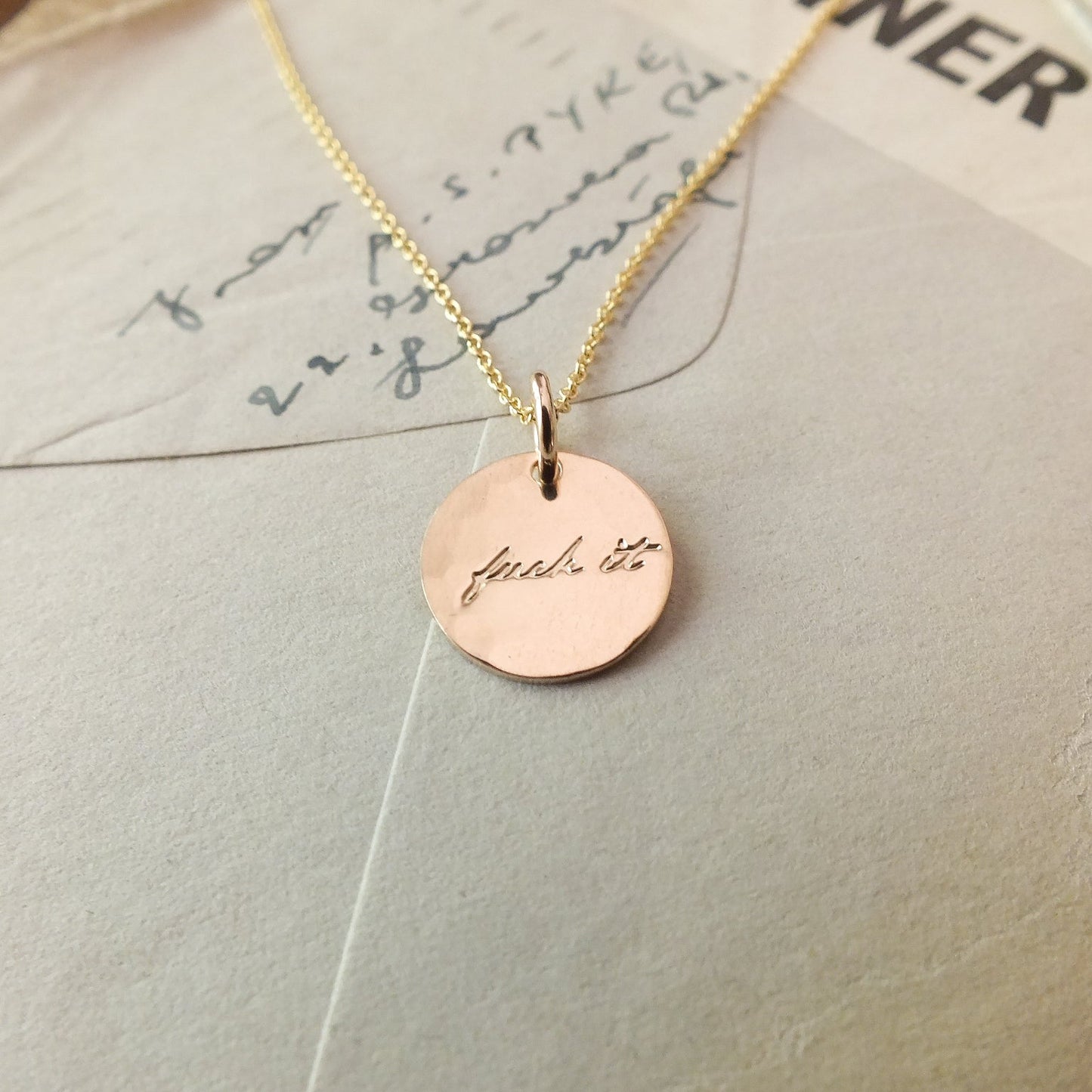 Becoming Round Fuck It Necklace