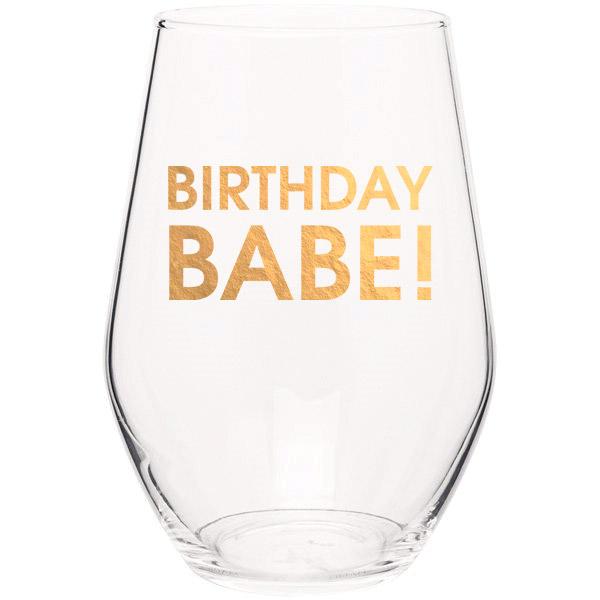 Chez Gagne Stemless Wine Glass