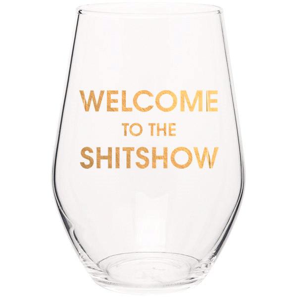 Chez Gagne Stemless Wine Glass